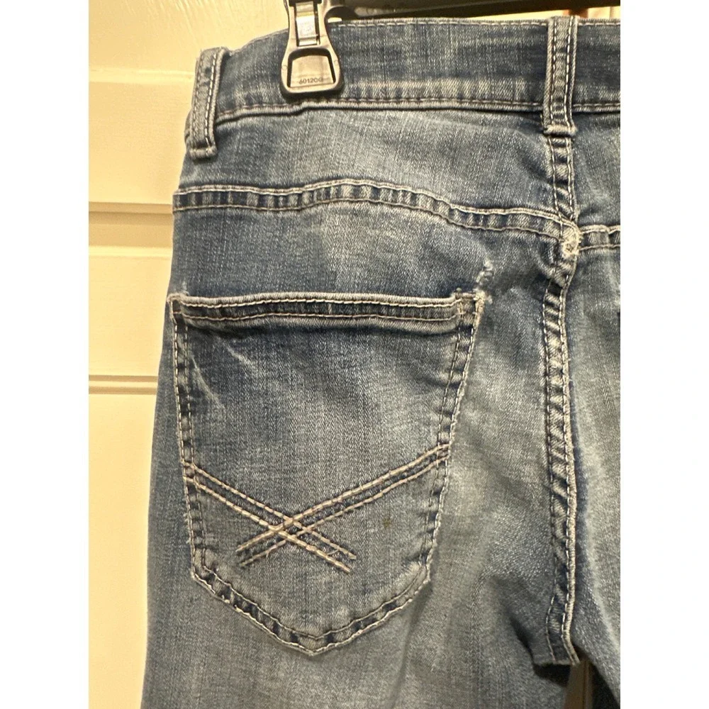 BKE Aiden Bootleg Jeans Mens 28L Medium Wash Denim Pants casual read